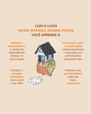 <b>Nossa infância, nossos filhos</b> <p>(educação com conexão e respeito)<p>